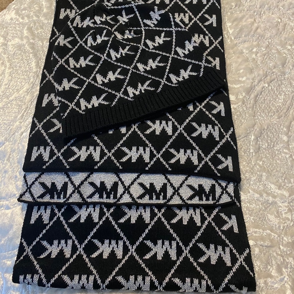Michael Kors scarf and beanie